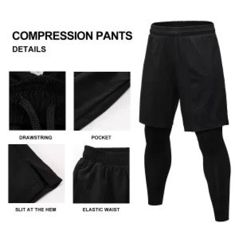 2 in 1 Compression Pants