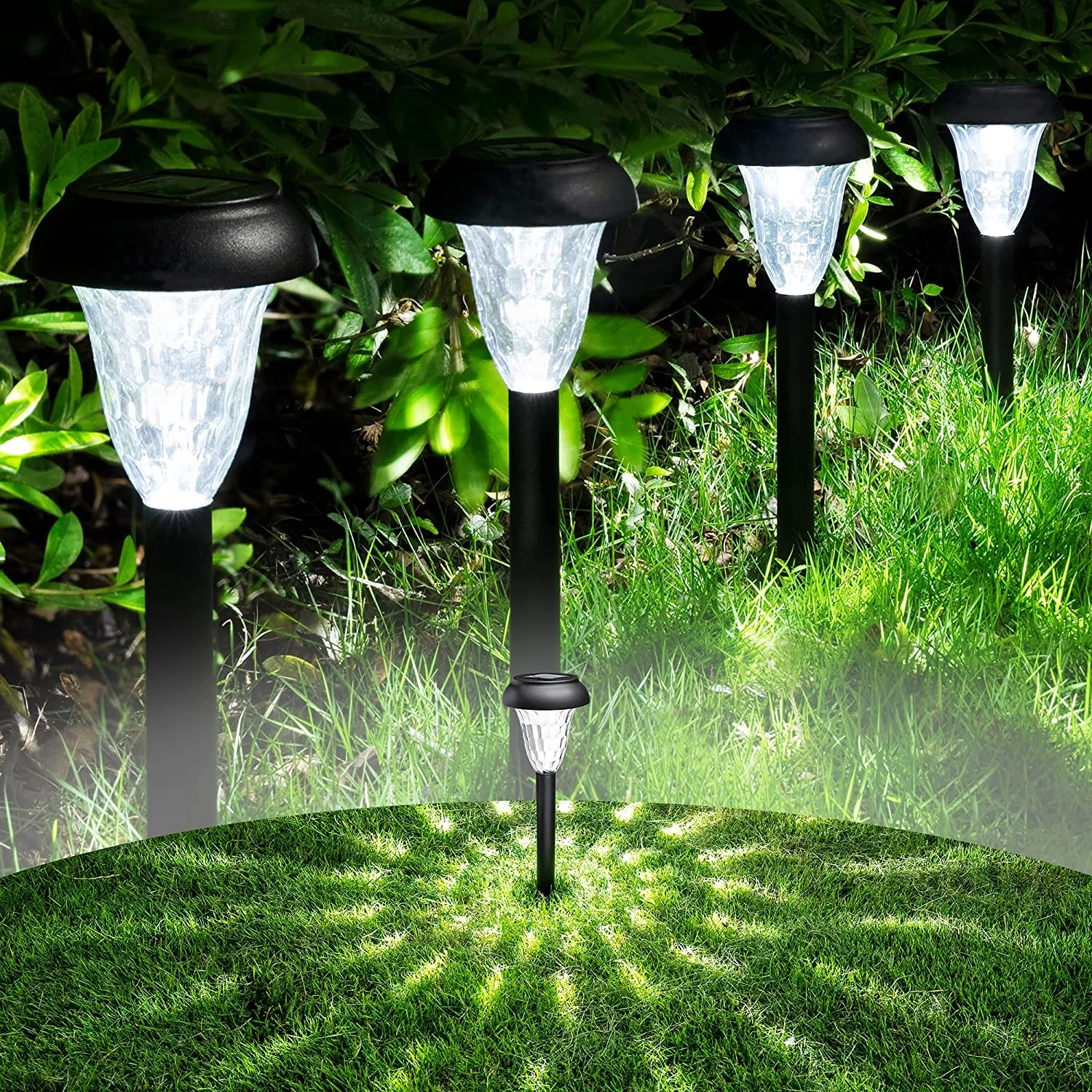 Solar Automatic Garden Lights - Moq 1 Carton(8pcs)