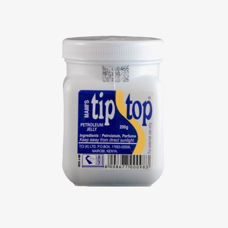 Quality Tiptop White Petroleum Jelly-200g /MoQ 1 carton( 72pcs)# Wholesale Price #Kenyan Market
