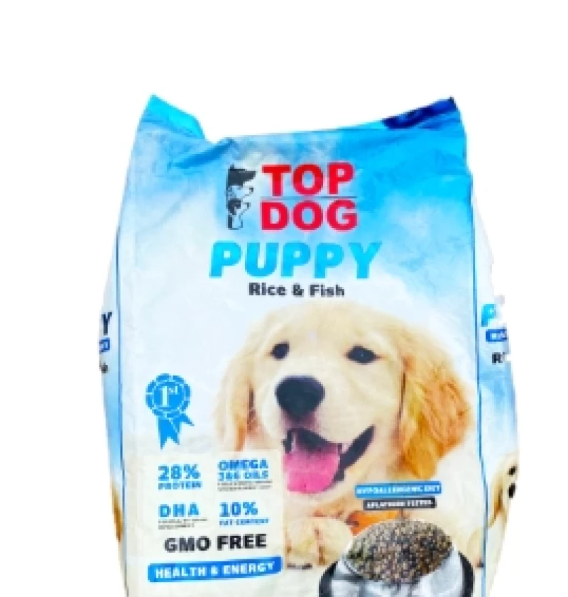 Best Quality Topdog Puppy Rice&Fish 5kgs/MoQ 1carton #Wholesale#Bulk#Kenya