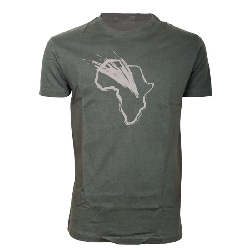 Best Quality Mavazi Afrique African Flame T-shirt - Army Green/ MoQ 4pcs #Wholesale#Bulk#Kenya