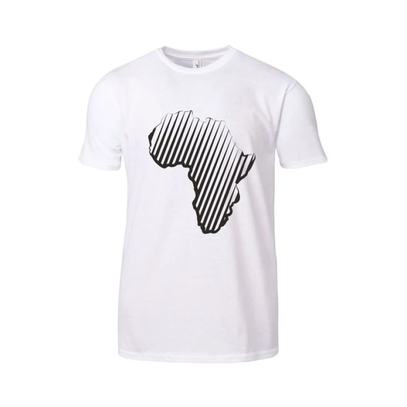 Best Quality Mavazi Afrique Africa Unite T-shirt- White/MoQ 4pcs #Wholesale#Bulk#Kenya