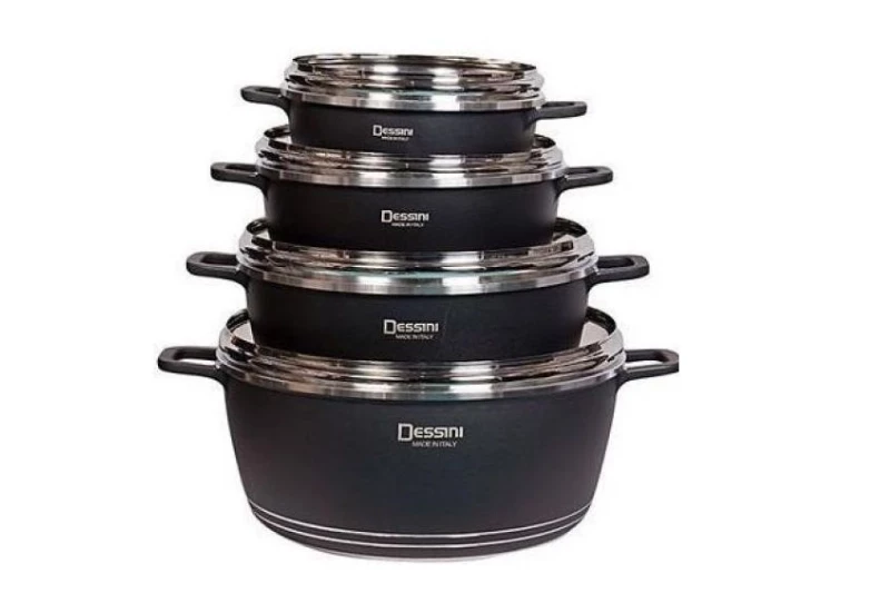Top Quality Dessini 10pcs Dessini Cooking Pots Non Stick Cookware Set/MoQ 2 Sets #Wholesale#Bulk#Kenya