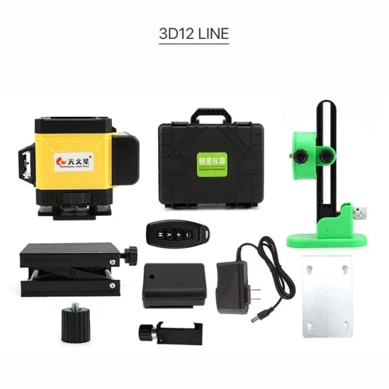 4D 16 Lines Green Line Laser Level For Ground Leveling With Magnetic Support With Remote Control/ MOQ- 1pc #WholesalePrice #KenyanMarket