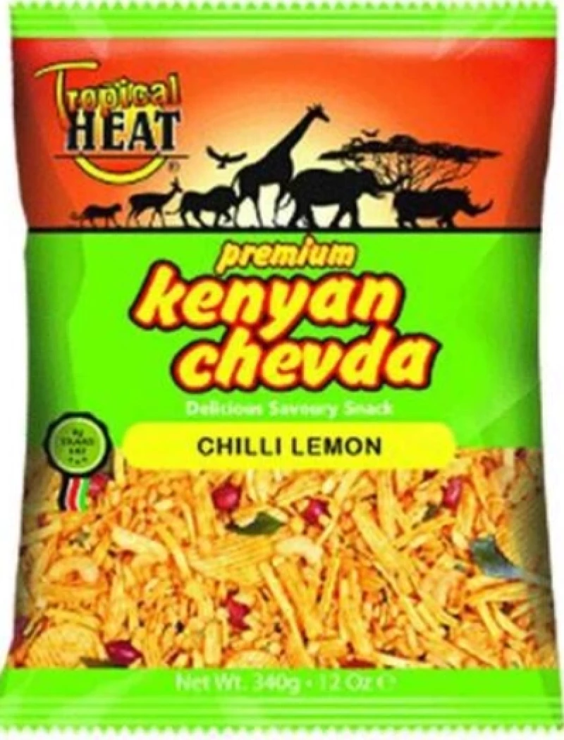 Best Quality Tropical Heat Kenyan Chevda - Chilli Lemon 340g/ MoQ 1 carton(6pkts) #Wholesale#Bulk#Kenya