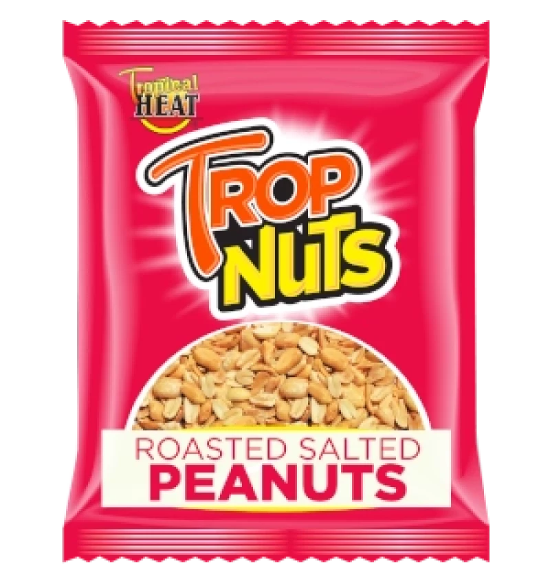 Best Quality Tropical Heat Tropnuts - Roasted Salted Peanuts 50g/MoQ 1 carton (12pkts) #Wholesale#Bulk#Kenya