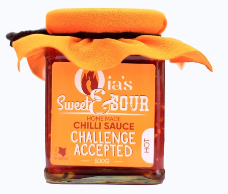 Best Quality  500g Hot Sweet & Sour Chilli Sauce (Challenge Accepted)-MoQ 12 jars #Wholesale#Bulk#Kenya