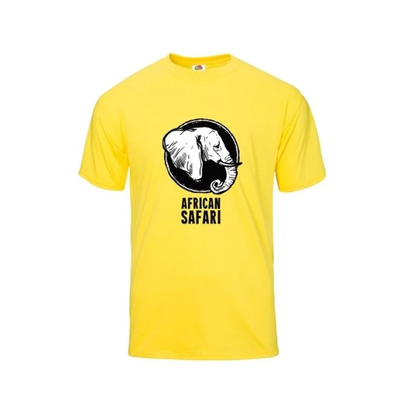 High Quality Mavazi Afrique African Safari T-shirt (Yellow) - MoQ 4pcs #Wholesale#Bulk#Kenya