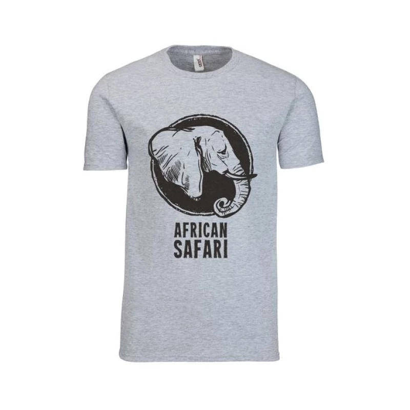 Top Quality Mavazi Afrique African Safari T-shirt (Ash Grey) - MoQ 4pcs #Wholesale#Bulk#Kenya
