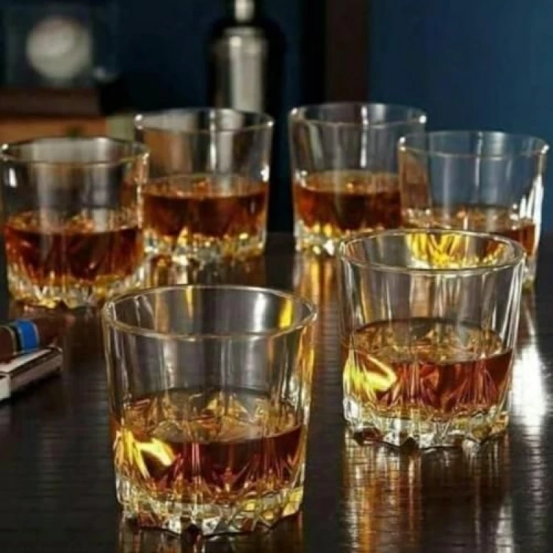 Quality Whiskey Glass Set - 6 Pieces - Clear-MOQ- 3sets #WholesalePrice #KenyanMarket
