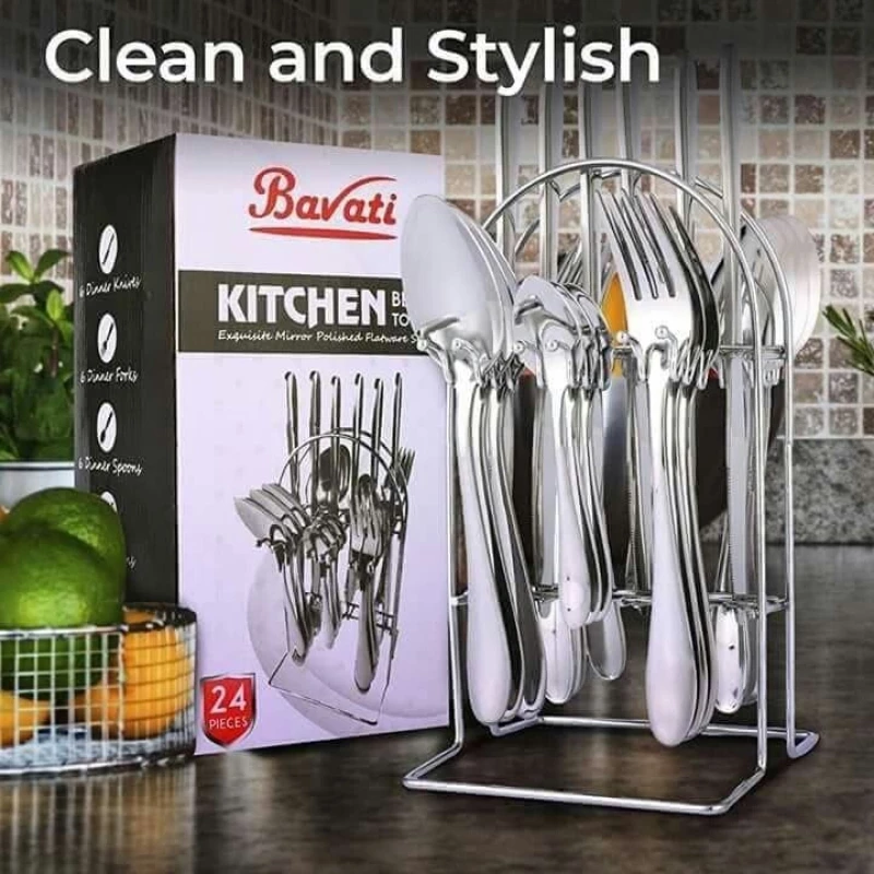 High Quality 24 Pieces Cutlery Set -MoQ 3pcs #Wholesale#Bulk#Kenya