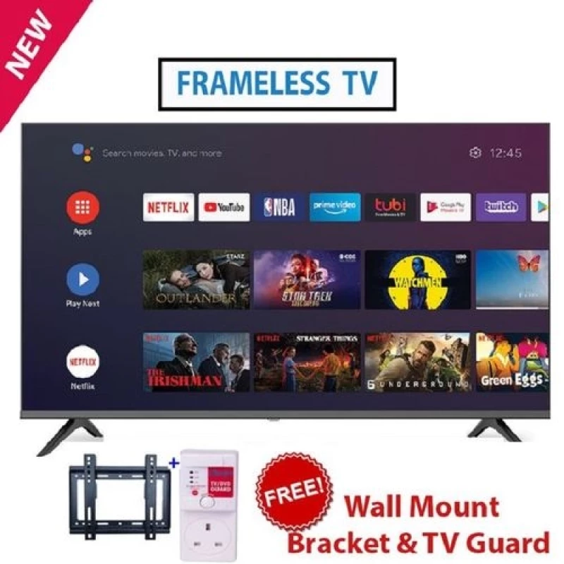 Quality Vitron 4388FS 43 Inch FRAMELESS Smart Android TV Television + FREE TV Guard + Bracket- MOQ- 2pcs #WholesalePrice #KenyanMarket