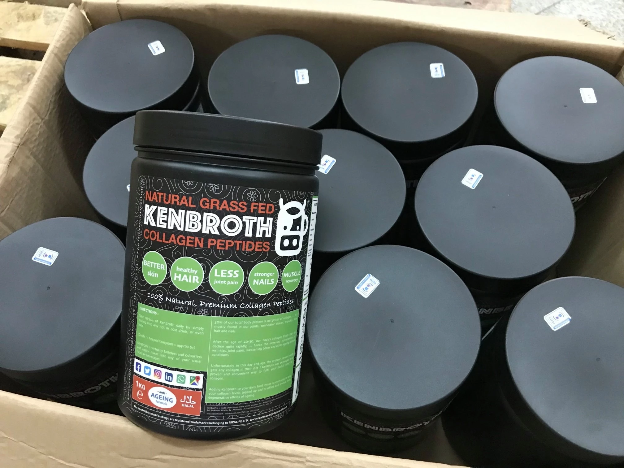 KenBroth Collagen Peptides - Buy Wholesale in Kenya | MOQ 1 Carton (5kgs)